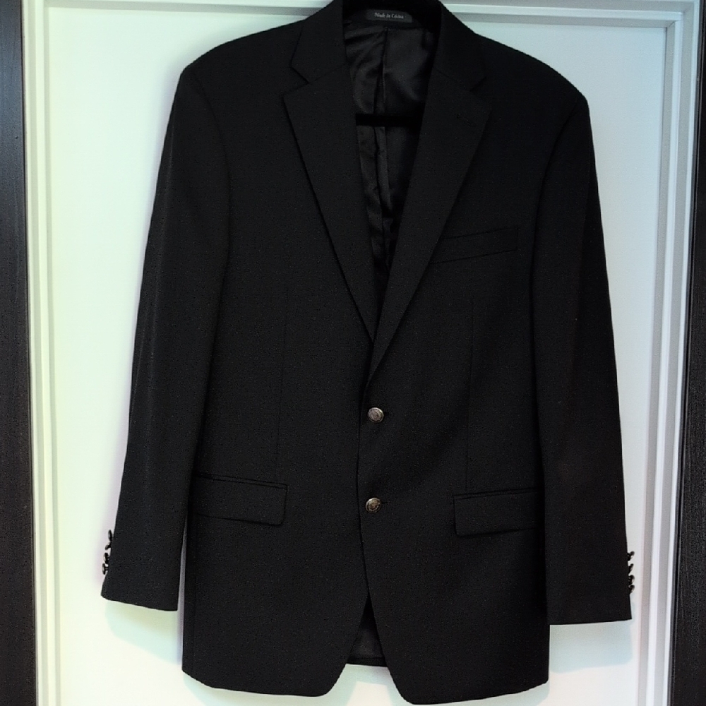 Chaps Elegant Black Sport Coat